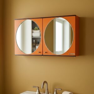 Vintage badkamerkastje uit Zweden