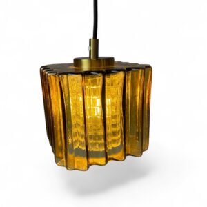 Vintage glazen hanglamp