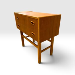 Teak fineer vintage ladekastje