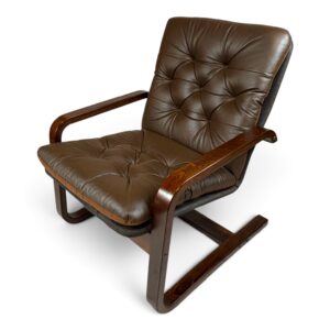 Scandinavische vintage relaxfauteuil | jaren 60/70